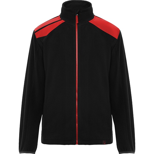 Polar Meski Mikropolar RY8412 - Black 02 & Red 60