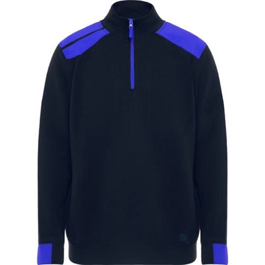 Bluza Troyer Szczotkowany Polar RY8413 - Navy Blue 55 & Royal Blue 05