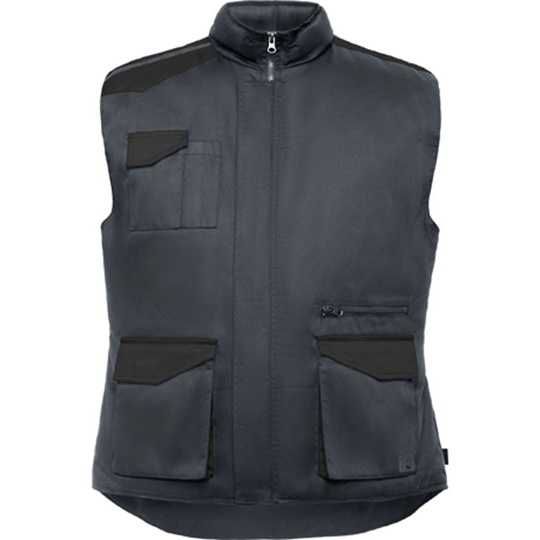 Kamizelka Robocza Wiatroszczelna Twill RY8414 - Lead 23 & Black 02