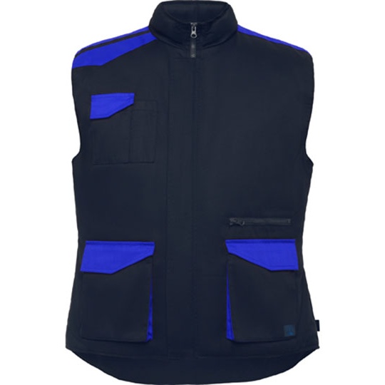 Kamizelka Robocza Wiatroszczelna Twill RY8414 - Navy Blue 55 & Royal Blue 05