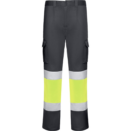 Spodnie Robocze Hi-Vis Stretch RY9312 - Lead 23 & Fluor Yellow 221
