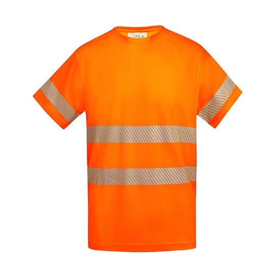 Koszulka Krótki Rękaw Odblaskowa RY9317 - Fluor Orange 223