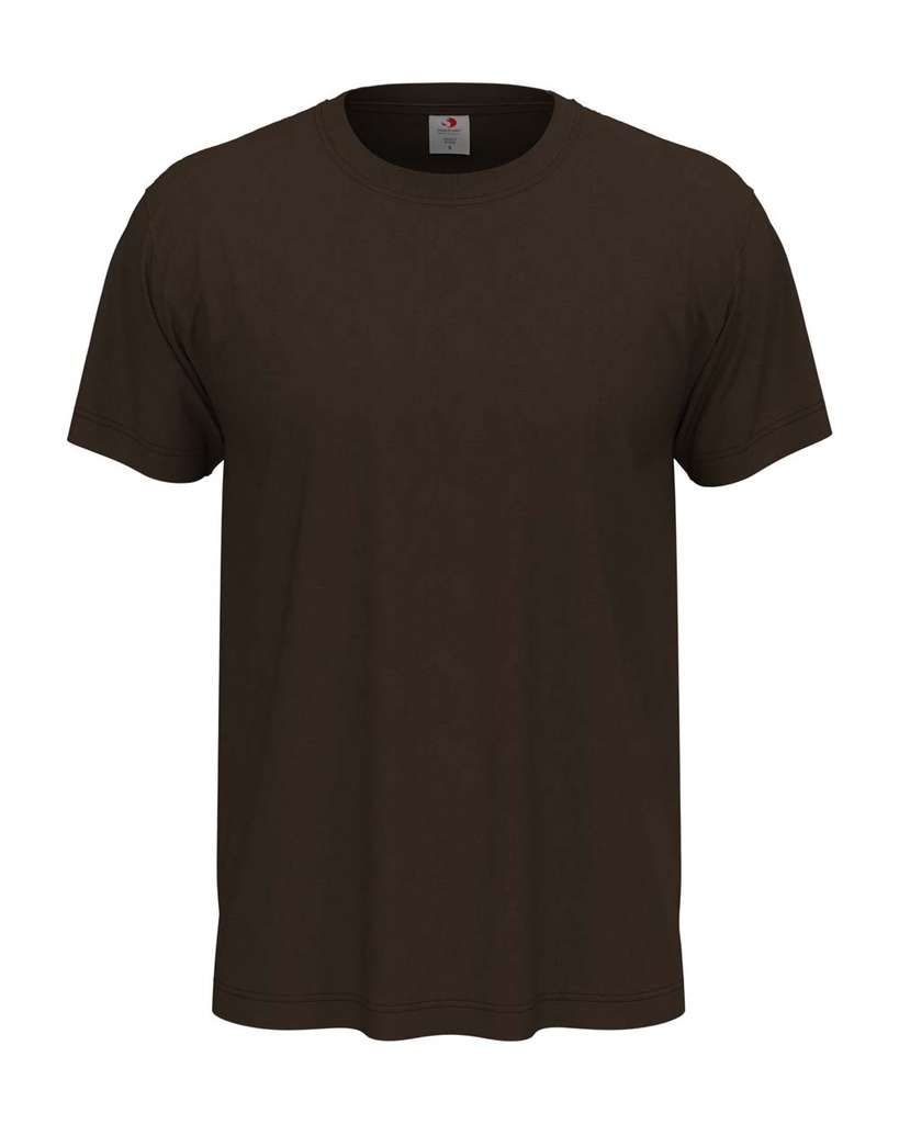 T-shirt Klasyczny Unisex Melanżowy S140 - Dark Chocolate