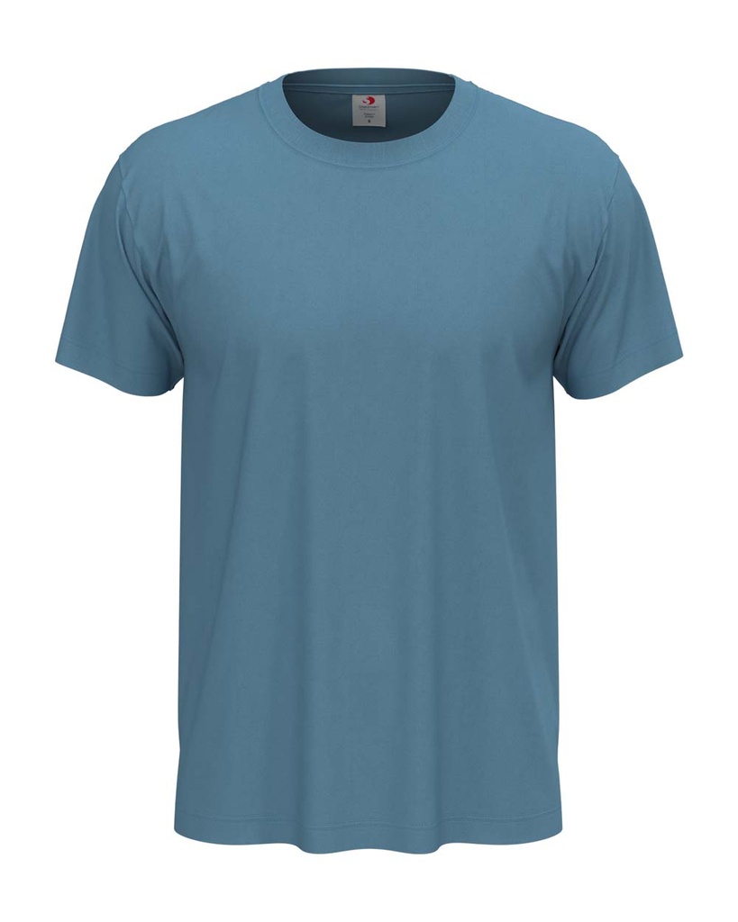 T-shirt Klasyczny Unisex Melanżowy S140 - Light Blue