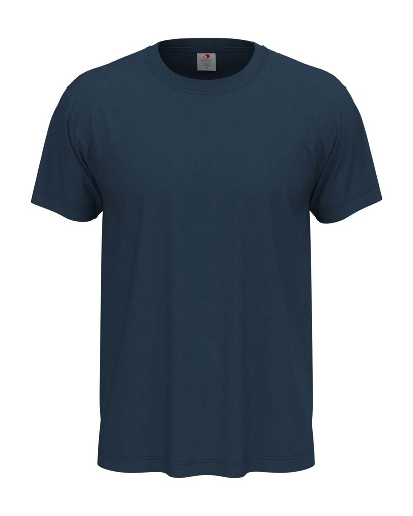 T-shirt Klasyczny Unisex Melanżowy S140 - Navy Blue
