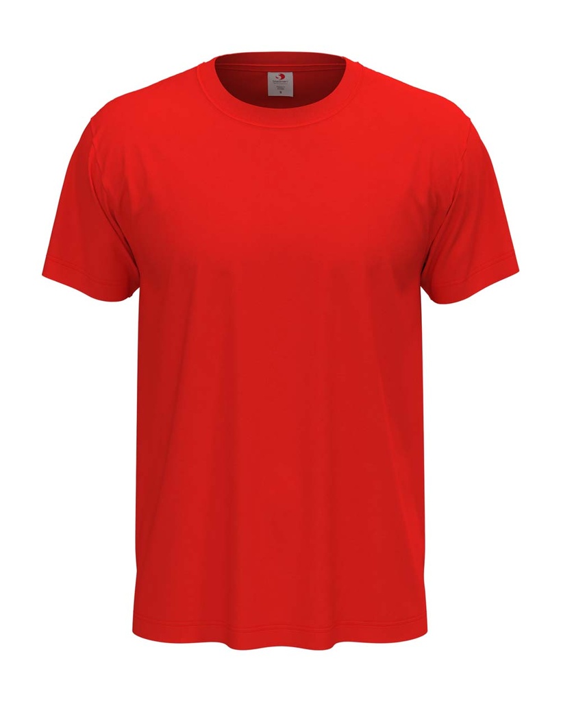 T-shirt Klasyczny Unisex Melanżowy S140 - Scarlet Red