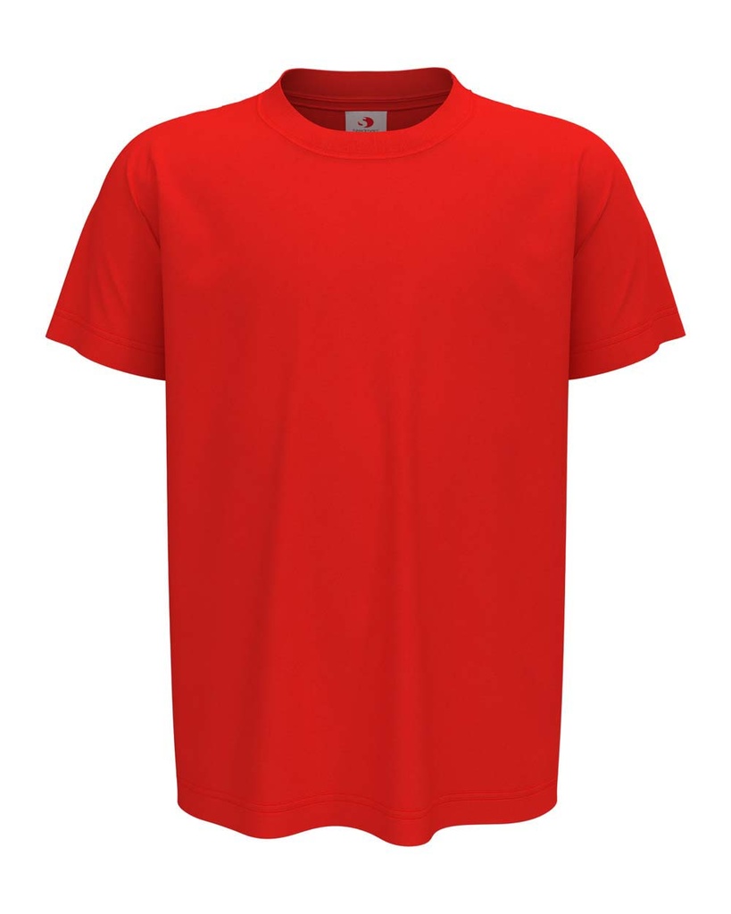 Koszulka Dziecieca Klasyczna Bawelniana S140K - Scarlet Red