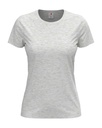 T-shirt Damski Klasyczny Bawelniany S141 - Ash (Heather)