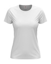 T-shirt Damski Klasyczny Bawelniany S141 - White