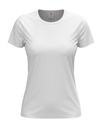 T-shirt Damski Klasyczny Bawelniany S141 - White