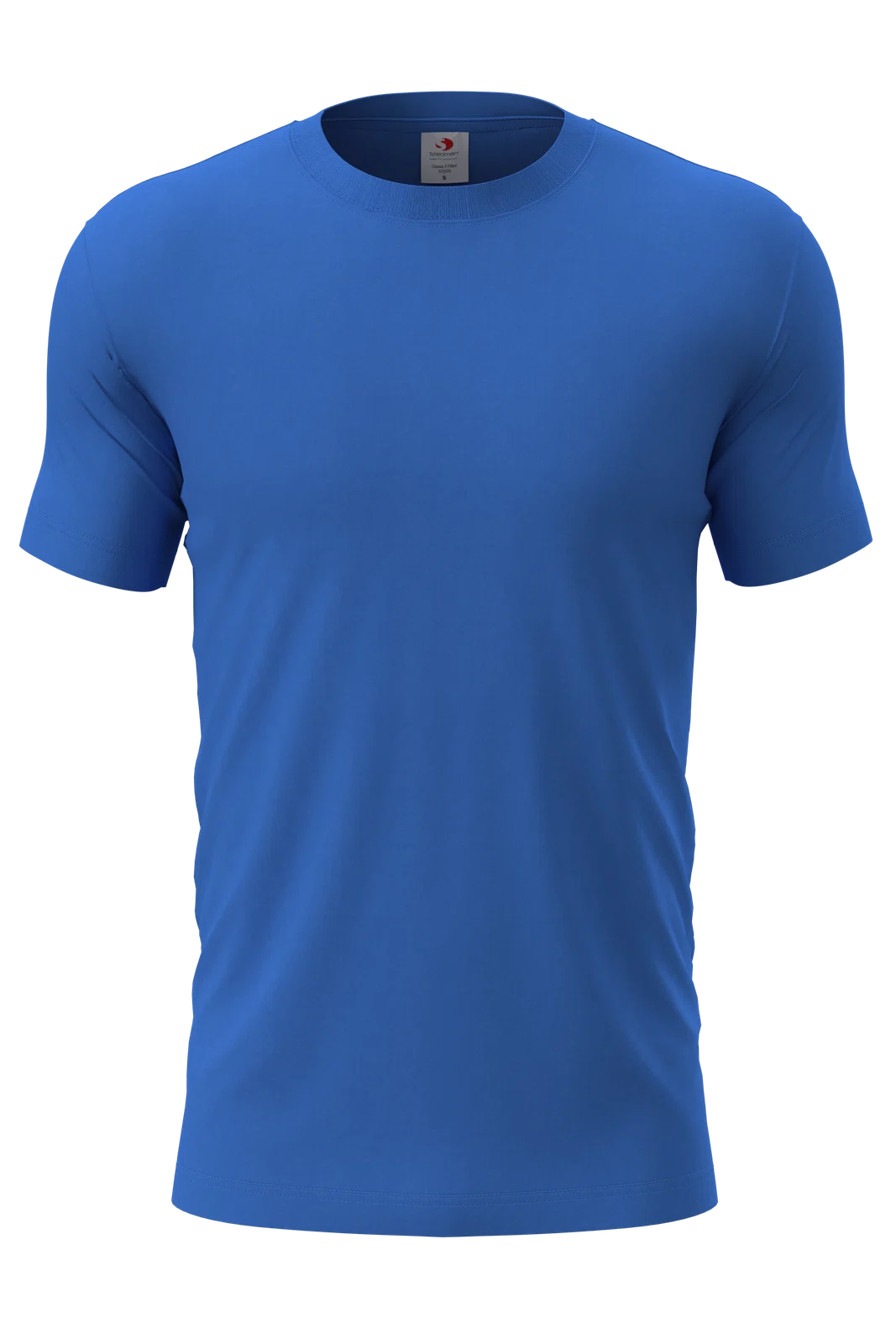 Koszulka Slim Bawelniana S2010 - Bright Royal