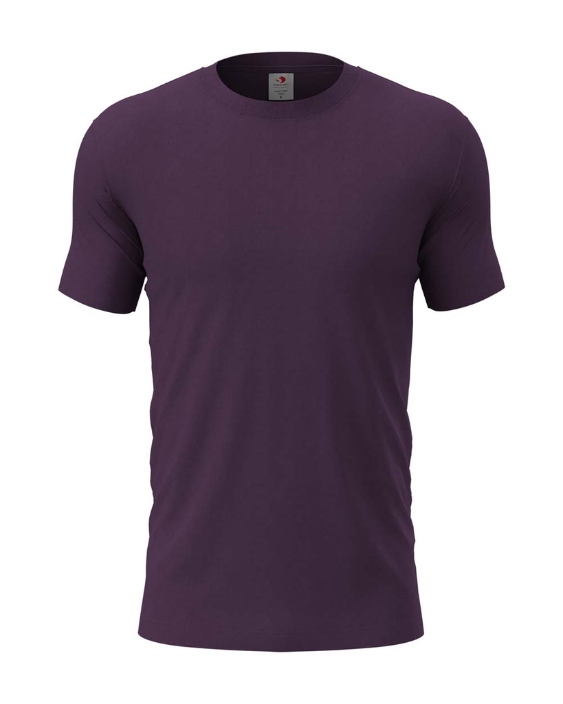 Koszulka Slim Bawelniana S2010 - Deep Berry