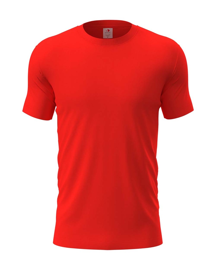 Koszulka Slim Bawelniana S2010 - Scarlet Red