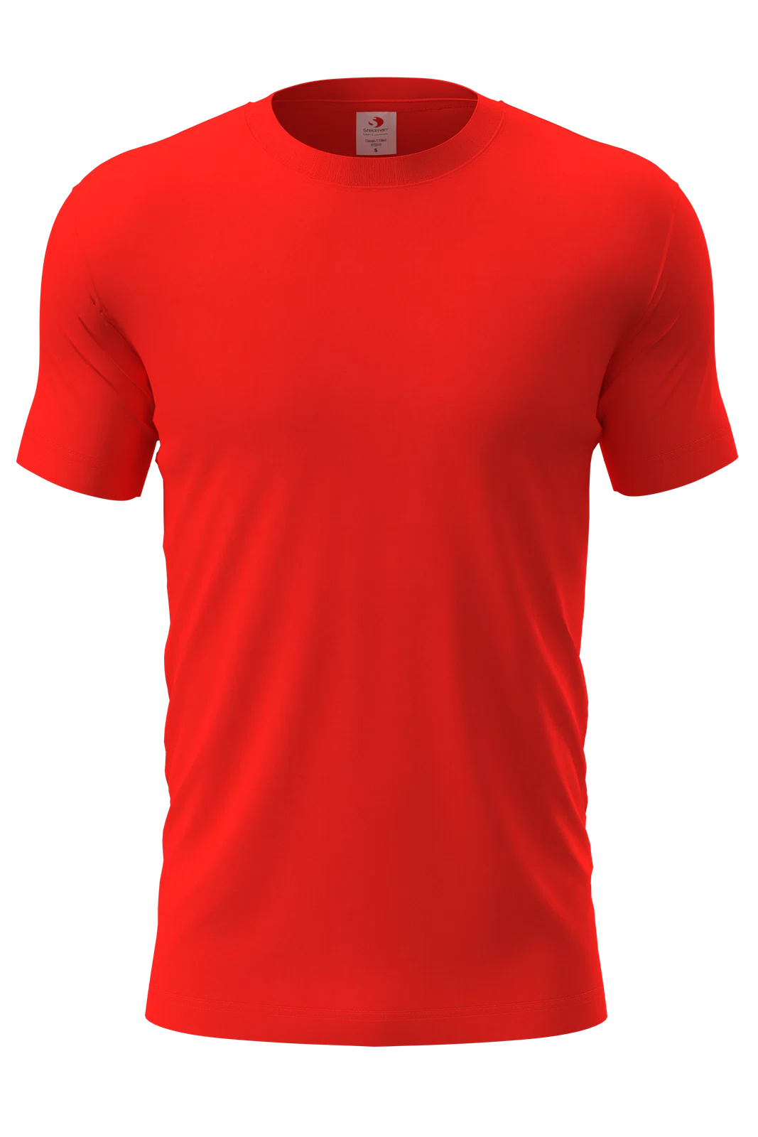 Koszulka Slim Bawelniana S2010 - Scarlet Red