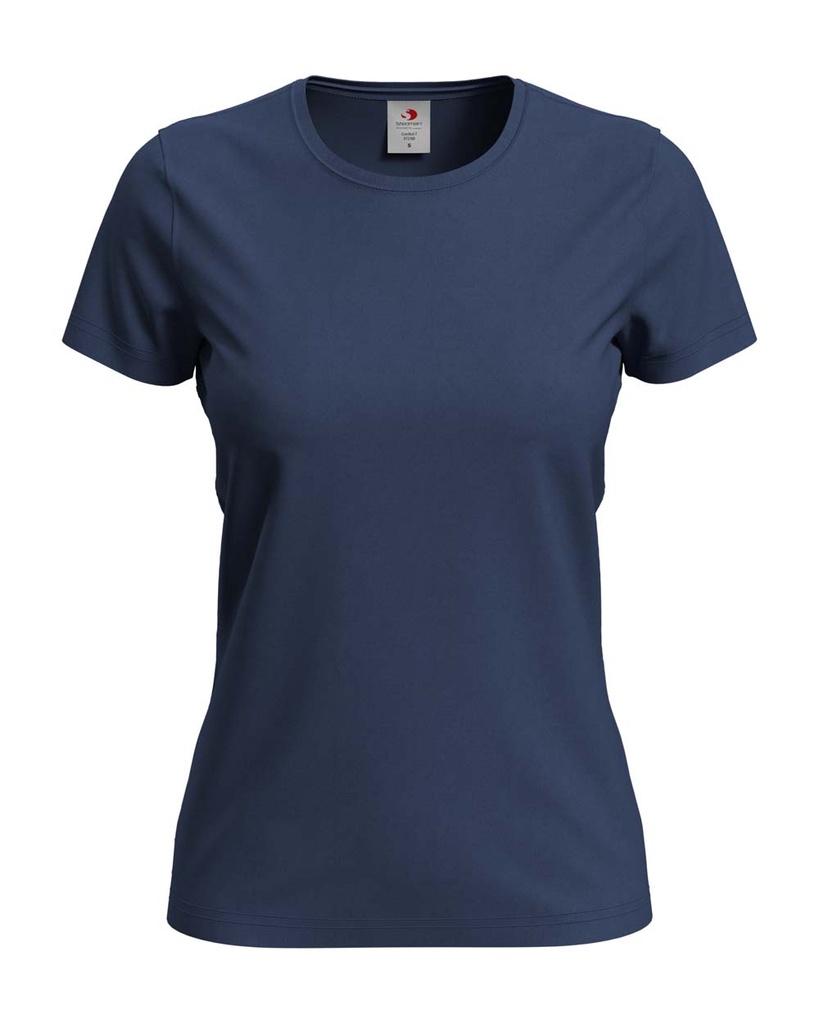 Damska koszulka bawełniana Stedman Comfort-T ST2160 - Navy Blue