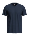T-shirt Meski V-neck Klasyczny S270 - Blue Midnight