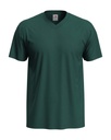 T-shirt Meski V-neck Klasyczny S270 - Bottle Green