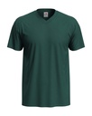 T-shirt Meski V-neck Klasyczny S270 - Bottle Green
