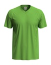 T-shirt Meski V-neck Klasyczny S270 - Kiwi Green