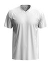 T-shirt Meski V-neck Klasyczny S270 - White