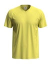 T-shirt Meski V-neck Klasyczny S270 - Yellow