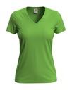 T-shirt damski klasyczny S279 - Kiwi Green