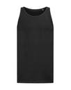 Koszulka bez rekawow Klasyczna Bawelniana S2810 - Black Opal