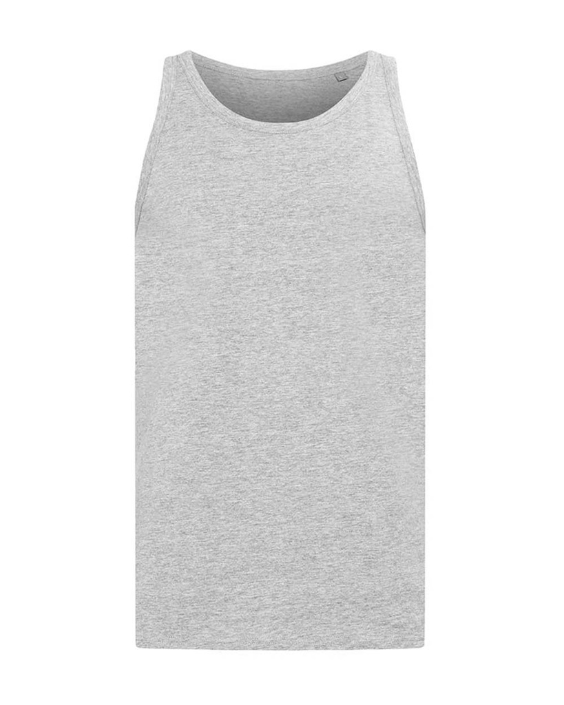 Koszulka bez rekawow Klasyczna Bawelniana S2810 - Grey Heather
