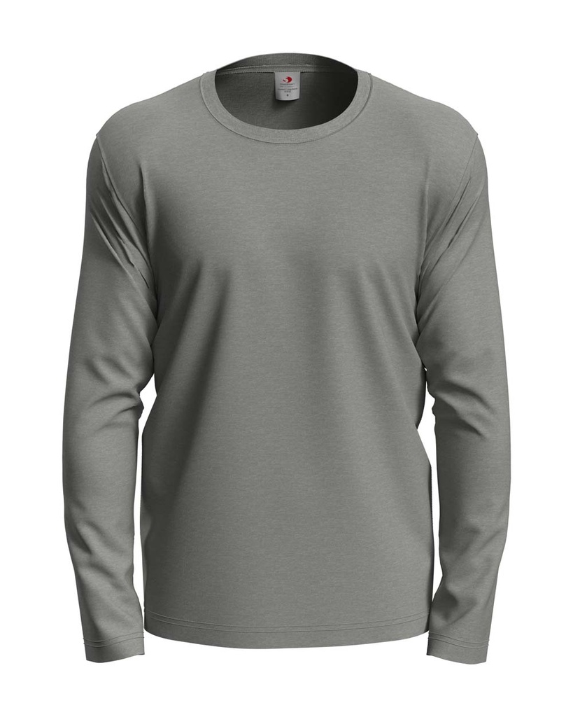Koszulka Klasyczna Dlugi Rekaw S290 - Grey Heather