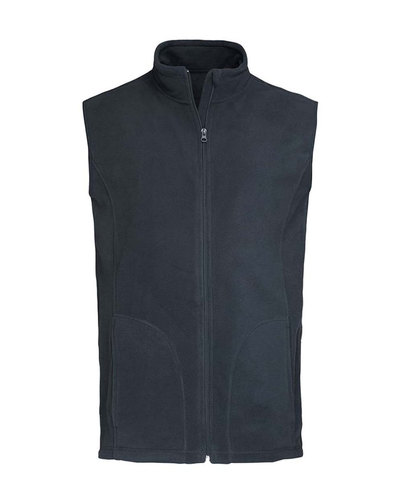 Bezrekawnik Klasyczny Polarowy S5010 - Blue Midnight