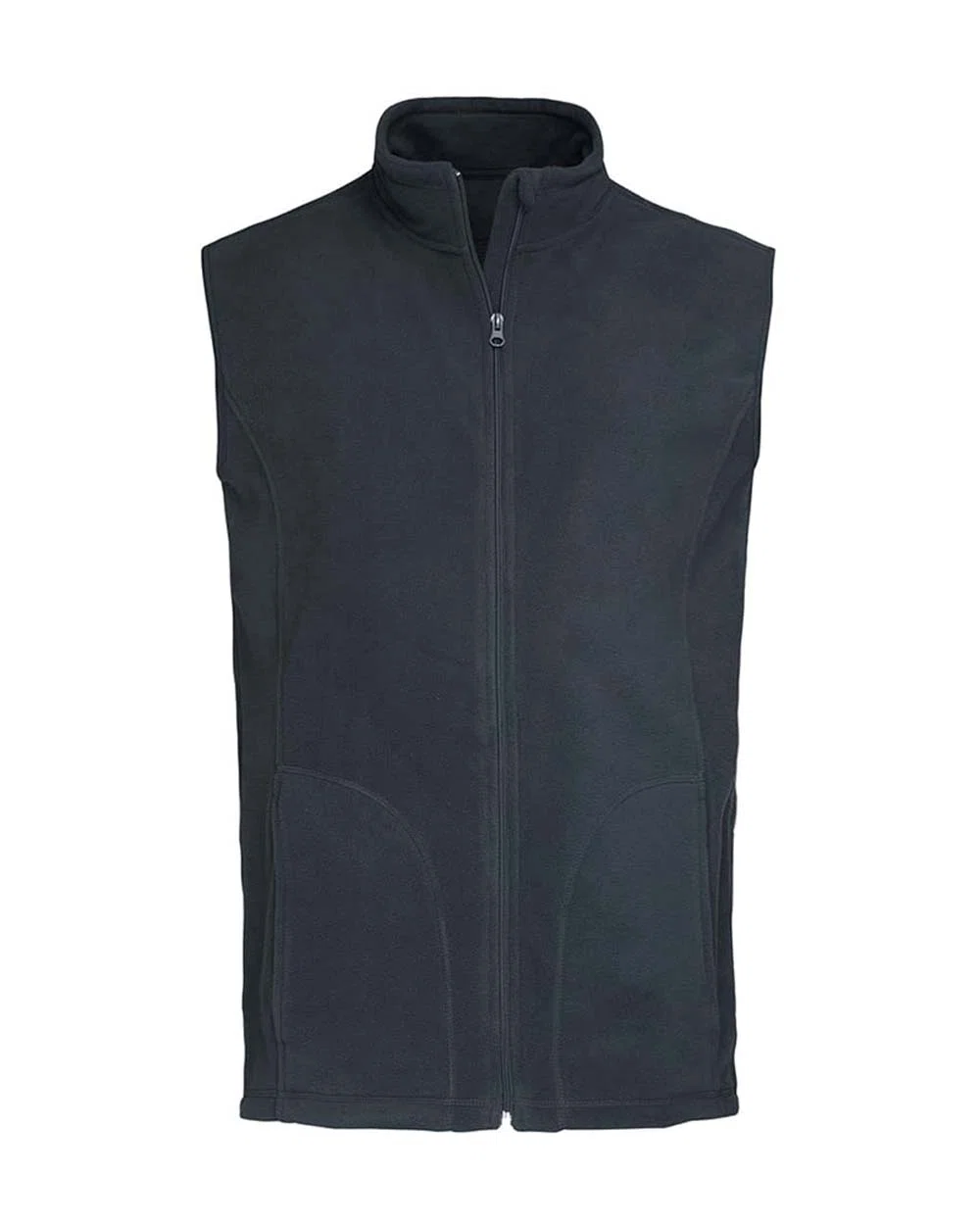 Bezrekawnik Klasyczny Polarowy S5010 - Blue Midnight