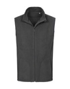 Bezrekawnik Klasyczny Polarowy S5010 - Grey Steel (Solid)