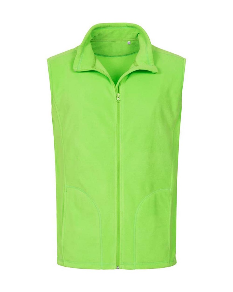 Bezrekawnik Klasyczny Polarowy S5010 - Kiwi Green