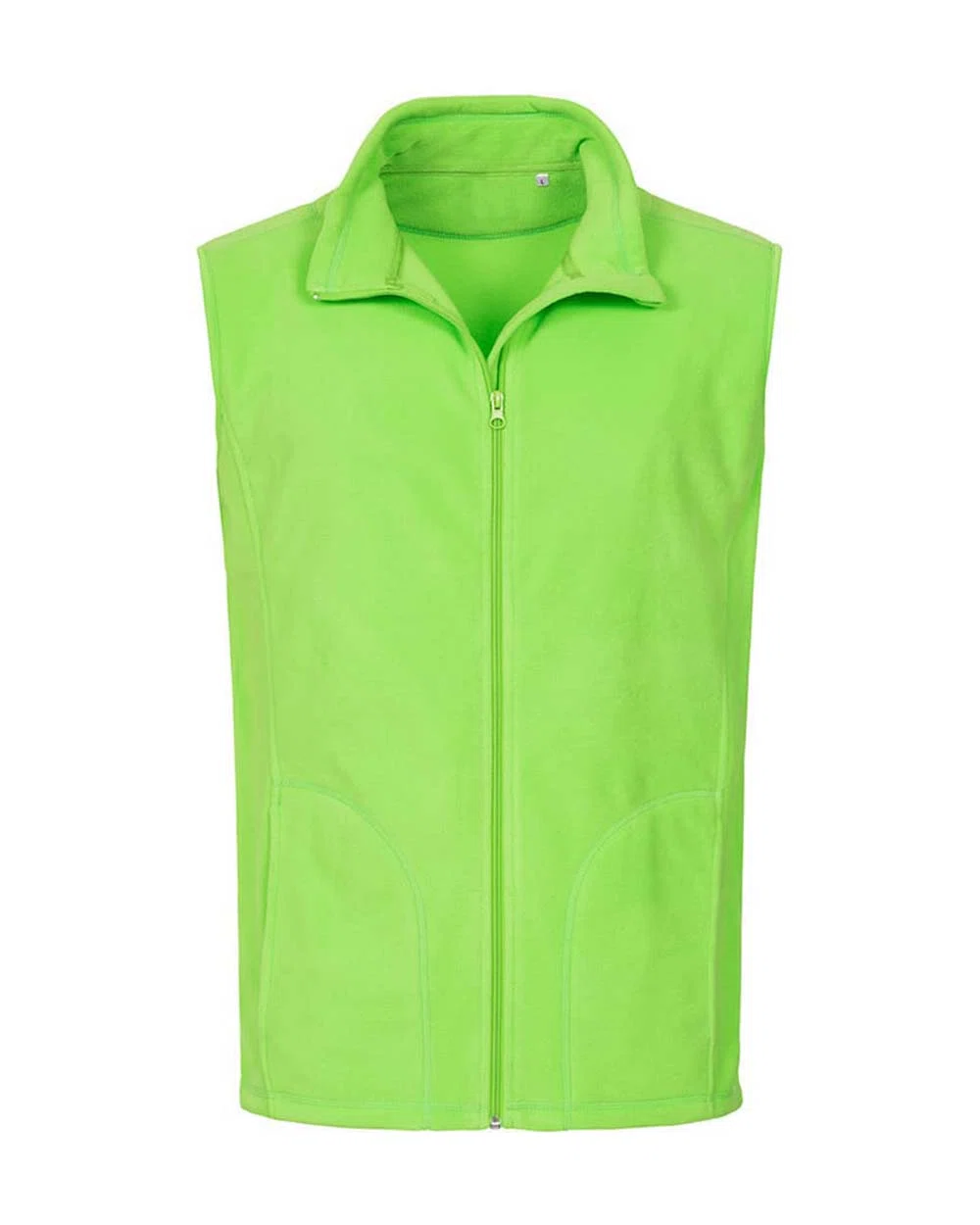 Bezrekawnik Klasyczny Polarowy S5010 - Kiwi Green