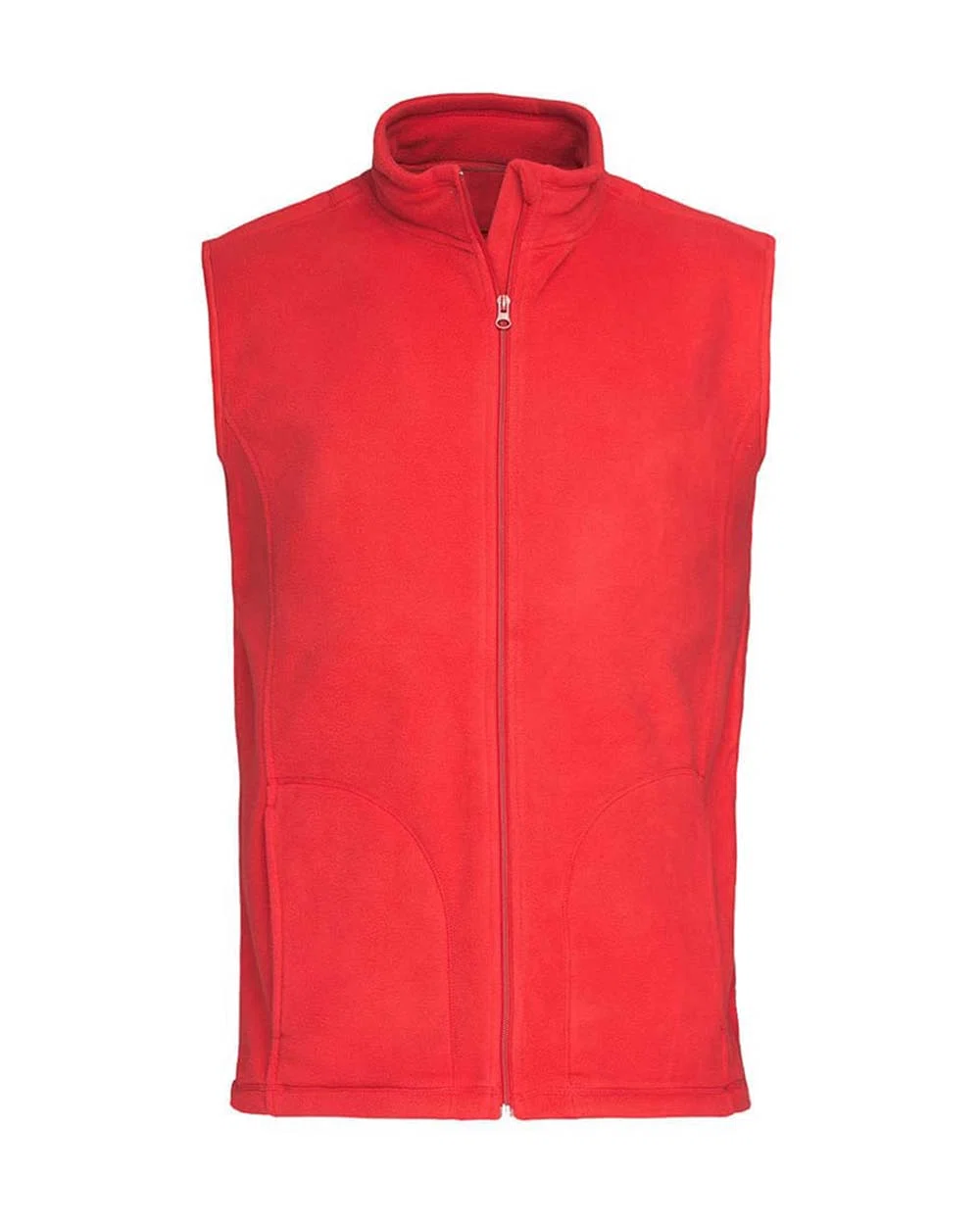 Bezrekawnik Klasyczny Polarowy S5010 - Scarlet Red