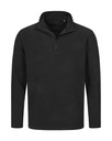 Bluza Polarowa Meska Polgolf Zamek S5020 - Black Opal
