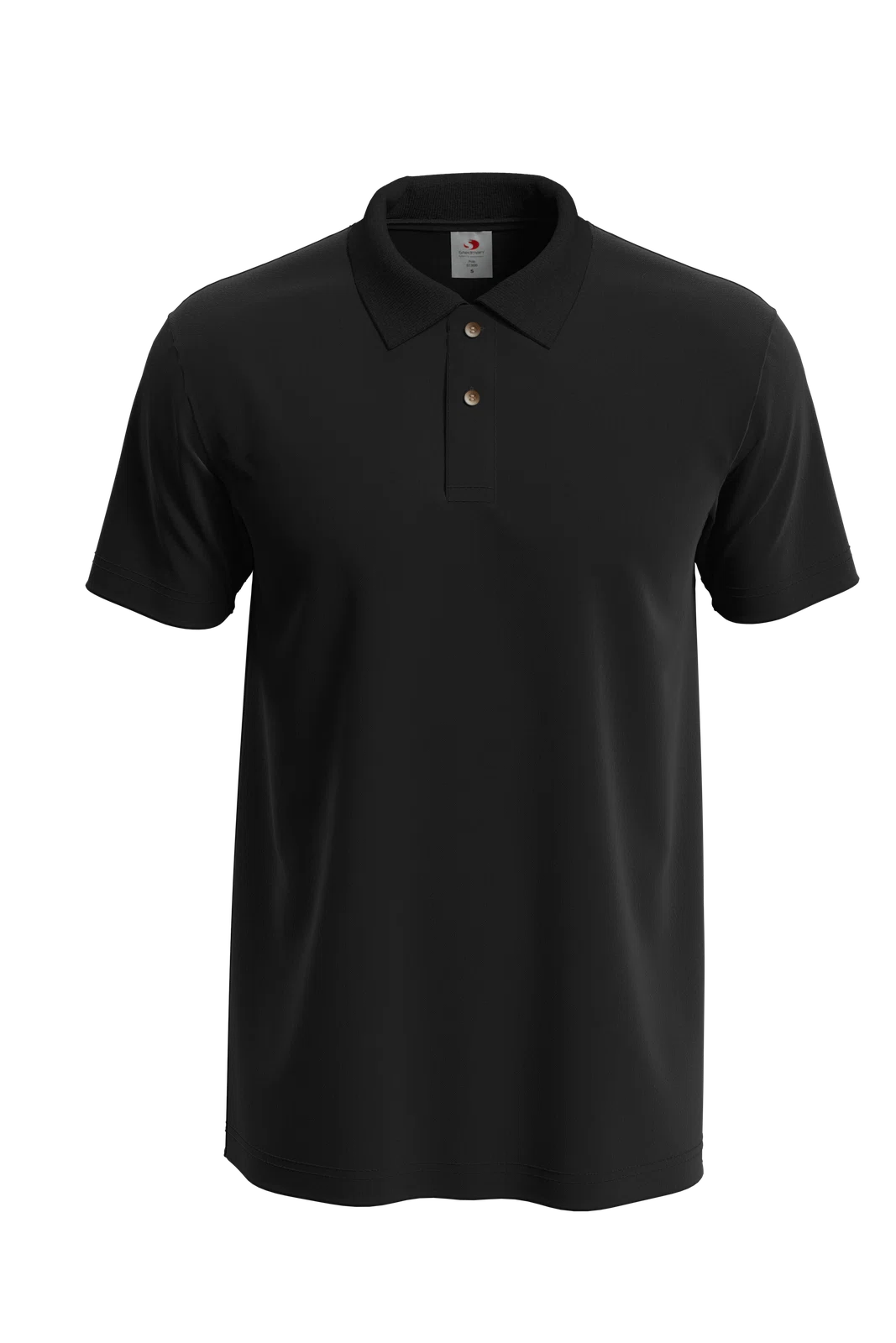 Koszulka Polo Klasyczna Bawelniana S510 - Black Opal