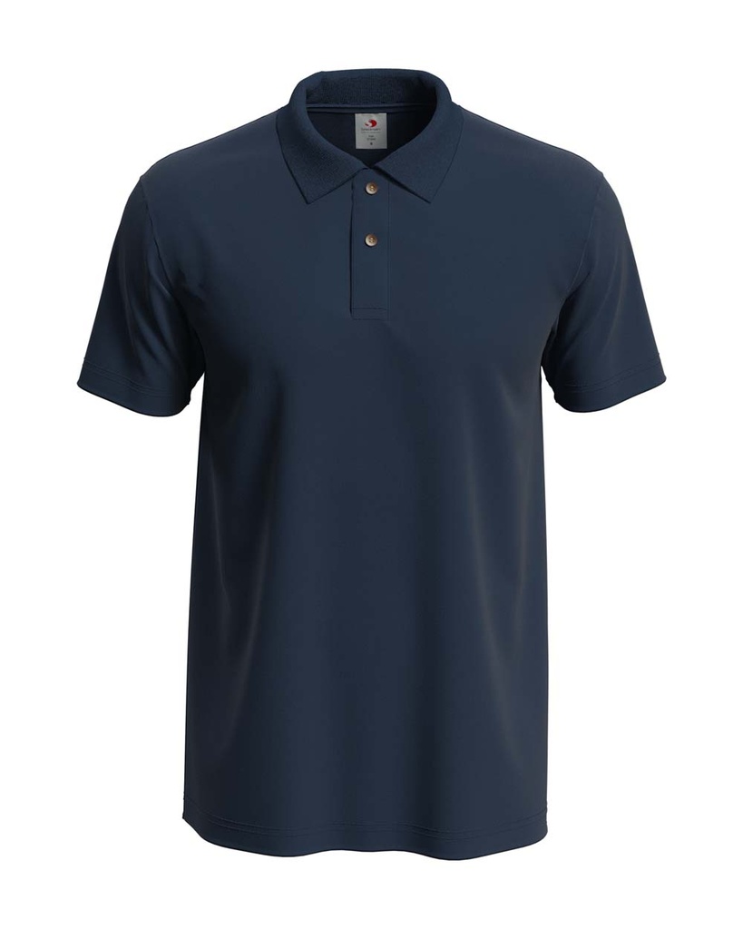Koszulka Polo Klasyczna Bawelniana S510 - Blue Midnight