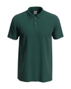 Koszulka Polo Klasyczna Bawelniana S510 - Bottle Green
