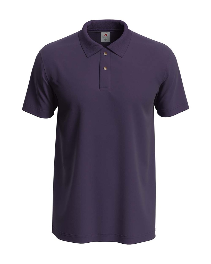 Koszulka Polo Klasyczna Bawelniana S510 - Deep Berry
