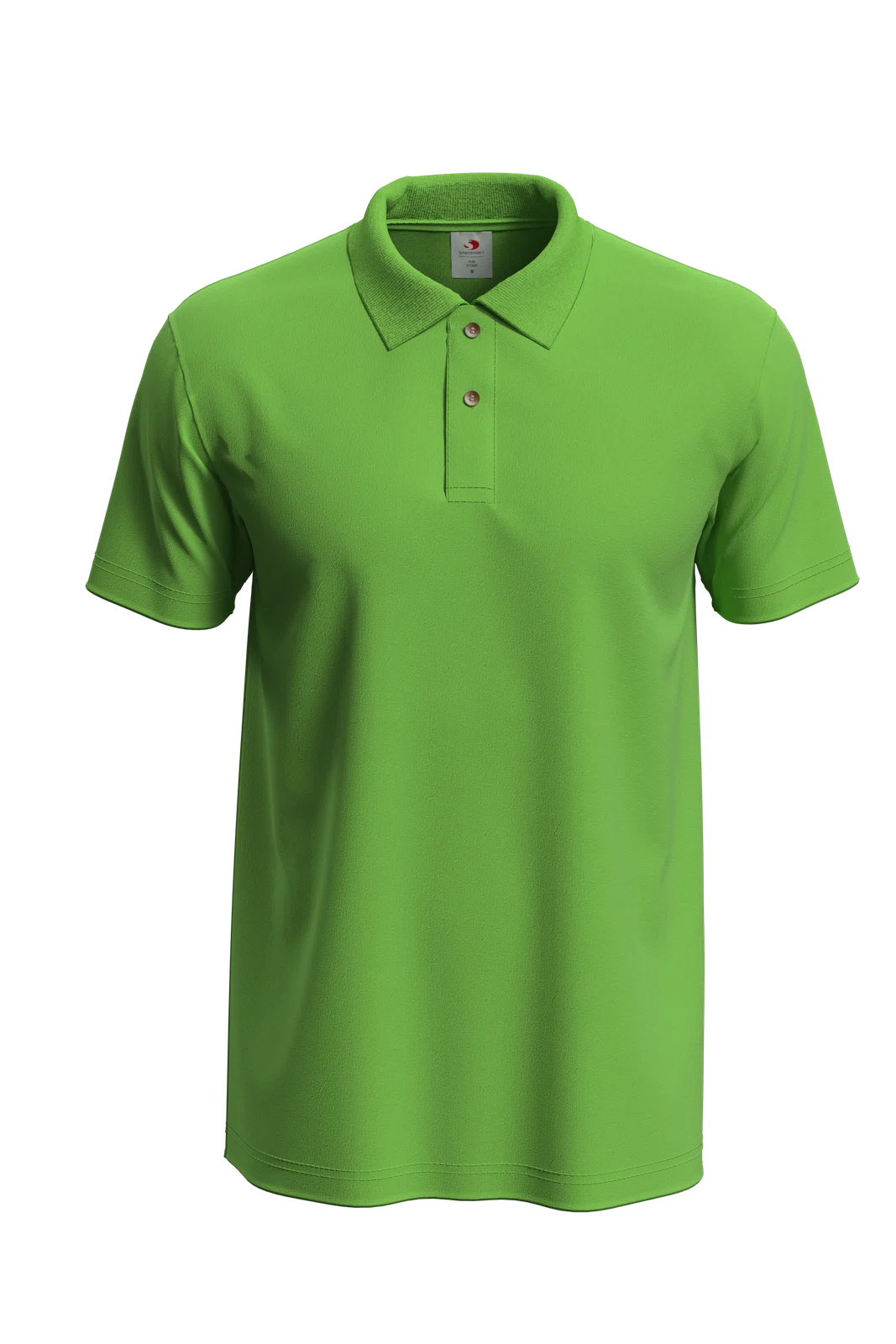 Koszulka Polo Klasyczna Bawelniana S510 - Kiwi Green