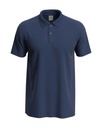 Koszulka Polo Klasyczna Bawelniana S510 - Navy Blue