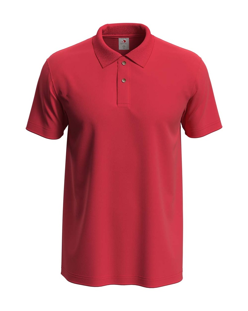Koszulka Polo Klasyczna Bawełniana S510 - Scarlet Red