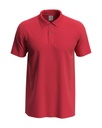 Koszulka Polo Klasyczna Bawełniana S510 - Scarlet Red