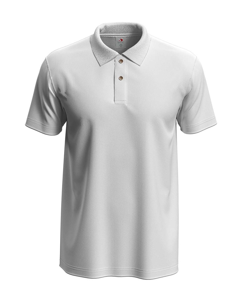 Koszulka Polo Klasyczna Bawelniana S510 - White