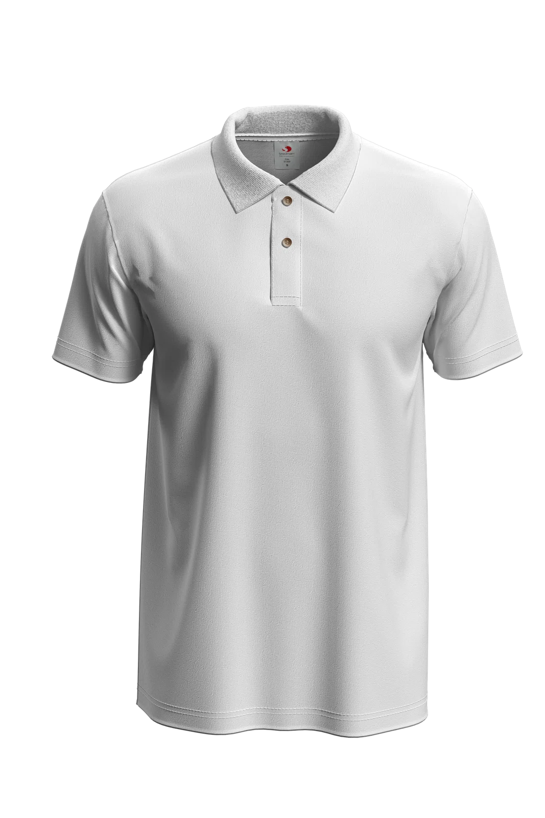 Koszulka Polo Klasyczna Bawelniana S510 - White