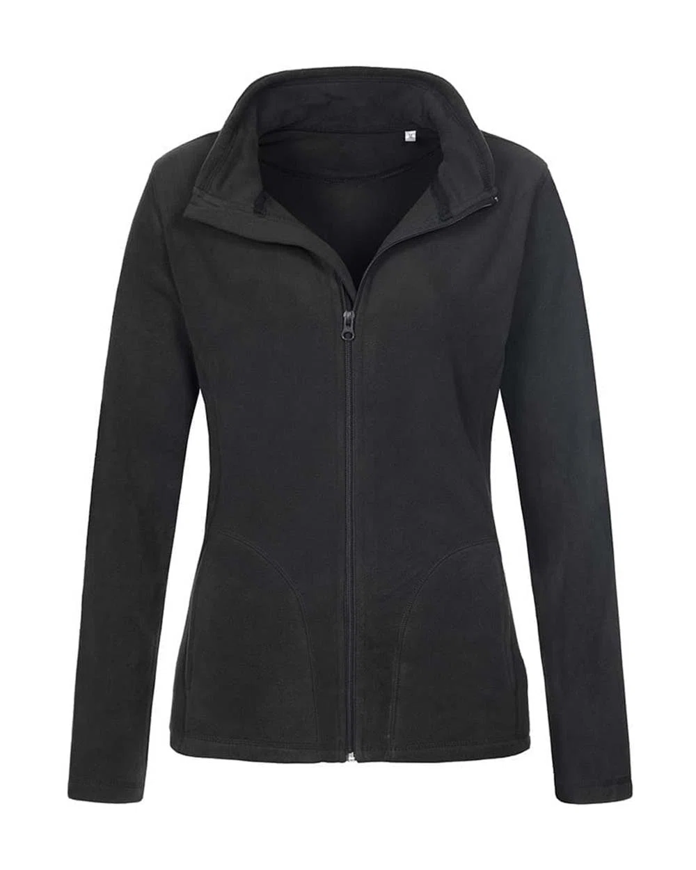 Damska bluza polarowa z zamkiem S5100 - Black Opal