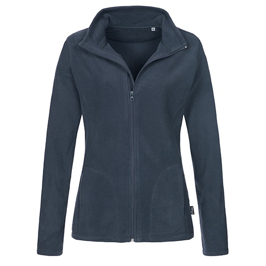 Damska bluza polarowa z zamkiem S5100 - Blue Midnight