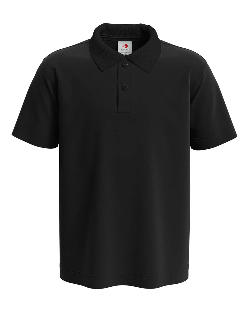 Koszulka Polo Dziecieca Klasyczna Pique S510K - Black Opal