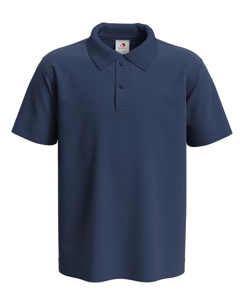 Koszulka Polo Dziecięca Klasyczna Pique S510K - Navy Blue